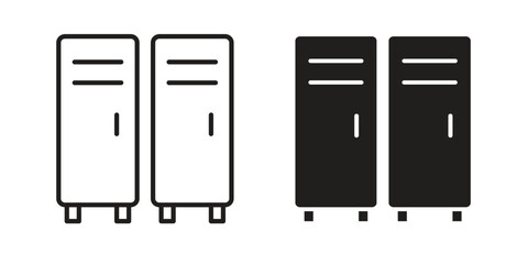 Locker icon vector, Symbol, logo illustrations