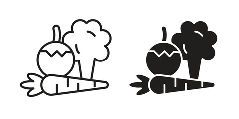 Vegetable icon vector, Symbol, logo illustrations