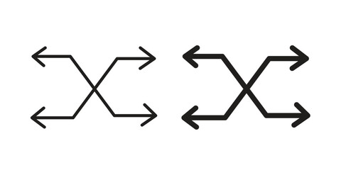 Versatile icon Black and White Vector Graphic