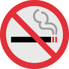 No Smoking Sign Icon