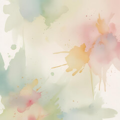 Geometric Abstract Pastel Background with Minimal Shapes and Lines