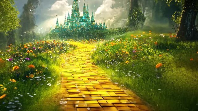 Emerald City's Yellow Brick Road: A Journey to Dreams