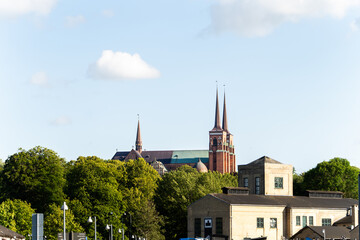 Roskilde Cathedral Towers Rising Above