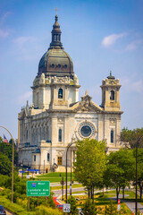 Obraz premium The Basilica of Saint Mary in Minneapolis