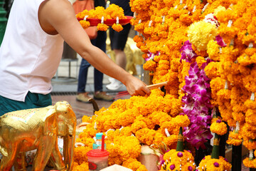 Erawan Shrine at Ratchaprasong, Bangkok, Thailand