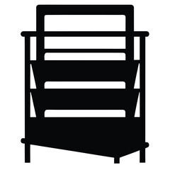 Versatile Multi-Tiered Display Stand Perfect for Retail, Trade Shows, and Organization