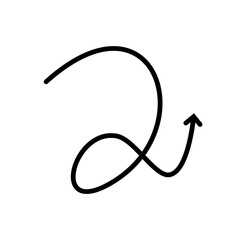 Isolated black arrows icon Vector, black arrows Silhouette,black arrows icon