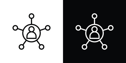 Affiliate marketing icon vector, Symbol, logo illustrations