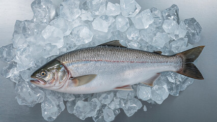 High-Quality Wild-Caught Fish for Fine Dining HD. Great for concepts of gourmet cuisine, sustainable fishing, and ocean produce