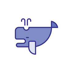 Naklejka premium Oceanarium icon vector