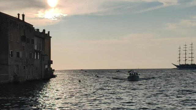 Rovinj, Croatia sunset