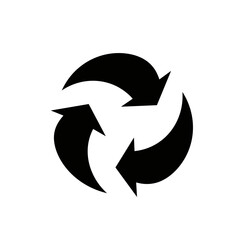 Obraz premium Circular arrows symbol representing recycling and sustainability 