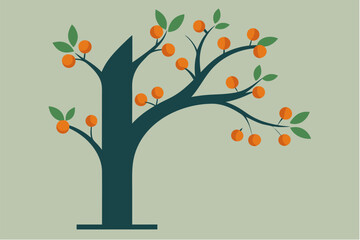 An abstract illustration of a vibrant tree with flowers, leaves, and birds, symbolizing nature's beauty across seasons