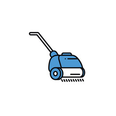 Fototapeta premium A Blue Carpet Cleaner.