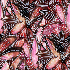 Watercolor flowers