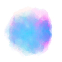 Soft pastel watercolor wash with blue pink and purple colors