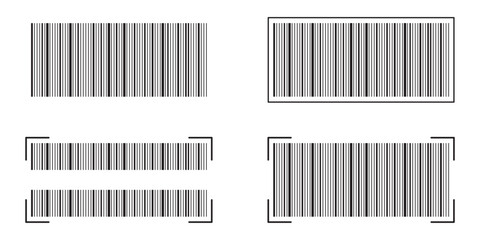 Barcode vector icon or bar code scan label for product price tag. trendy bar code for web icon. Barcode vector icon. barcode icon for selling, Product Barcode, Trendy bar code for web icon 