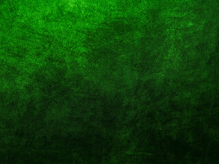 Pained cloth or canvas background. Surface of a textile with random shape and color. Design background. Irish green and black background.