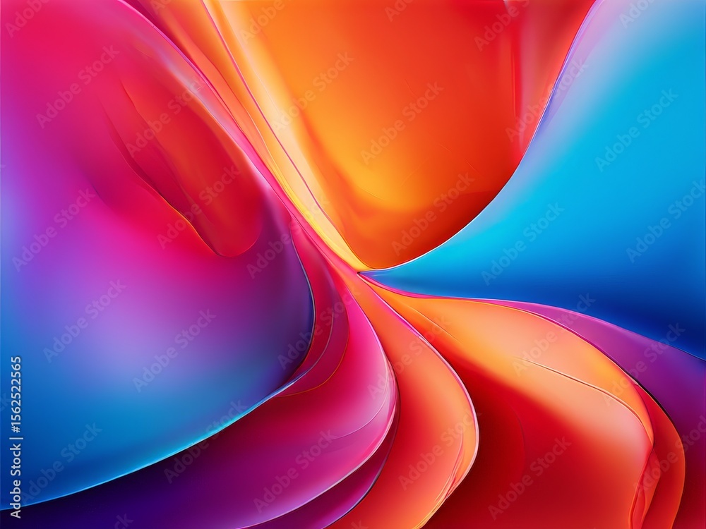Fototapete 3d image. multicolored marble background. vibrant bright abstract texture. digital design. art. comp