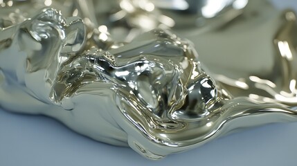 Liquid gold abstract