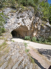 Summer view of Erma River Gorge, Bulgaria