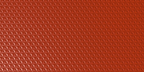 Obraz premium Glossy Red Plastic Small Triangles Texture Background