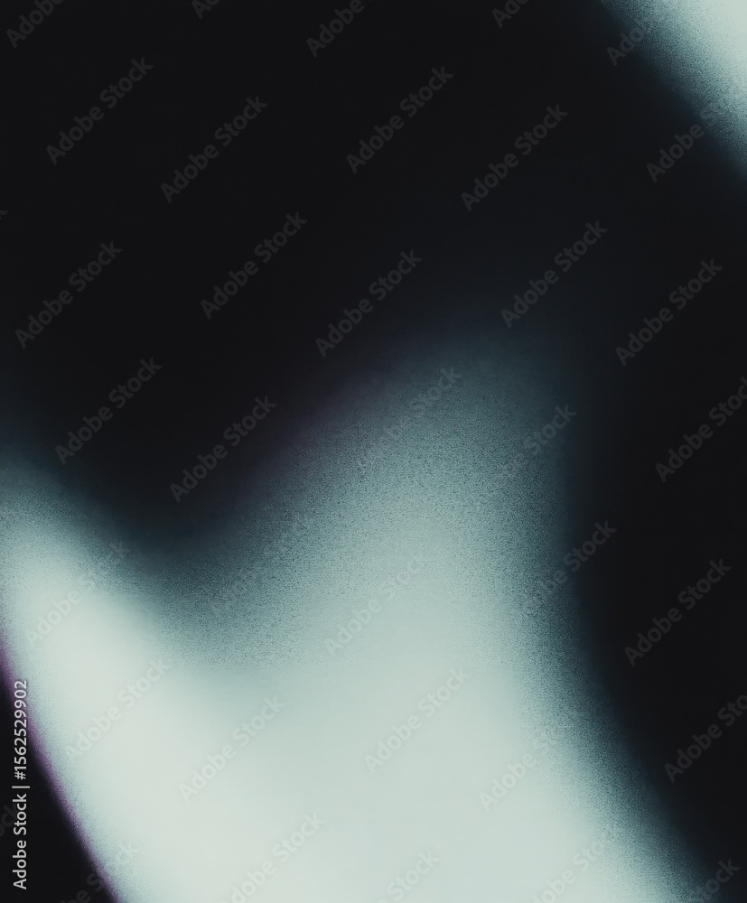 Poster abstract minimal grain texture with light gradient transition. dark background with smooth color shi