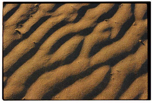 Sand waves at beach
