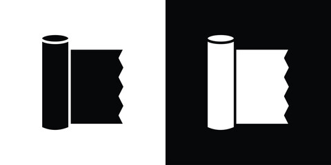 Aluminum foil icon vector, Symbol, logo illustrations