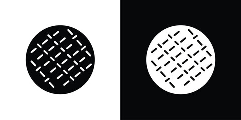 Anti skid feet icon symbol. simple design editable.