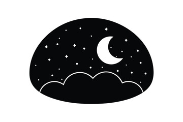 night sky vector illustration  © ganesh106
