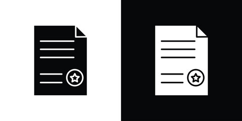 License icon vector, Symbol, logo illustrations