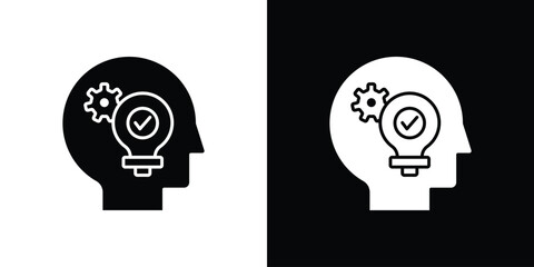 Understand icon symbol. simple design editable.