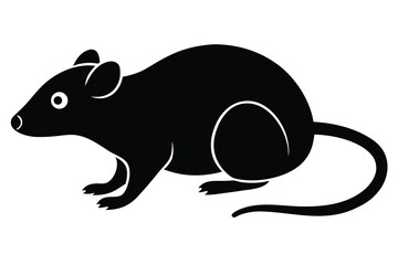 rat or mouse vector illustration 