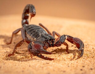 Desert Scorpion on Sand