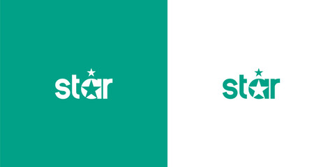 Modern star logo design vector. Stars logo design concept