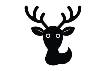 rudolph with red nose vector illustration 