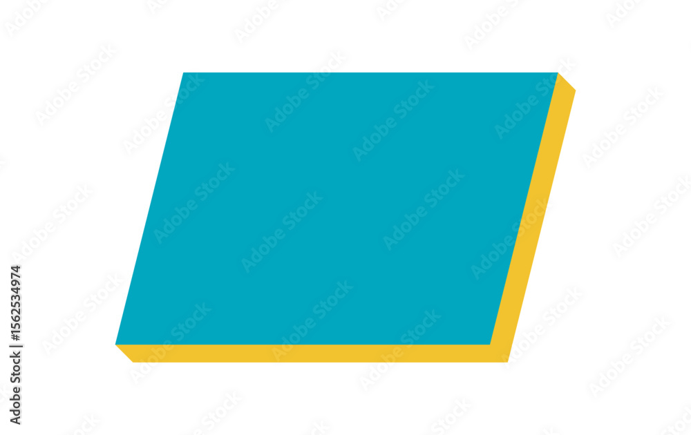 Canvas Prints bold abstract shape creates a modern figure. a flat element delivers a striking icon. this brutalist