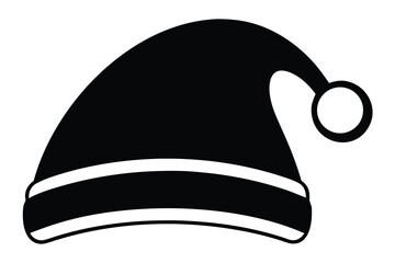 illustration of a black hat