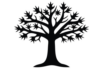 tree silhouette vector