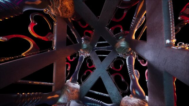 BDSM Elements VJ Loop  this loop was designed for themed party with BDSM elements. Bring your fetish and roleplay events to the next level. Use it in your next VJ thematic sets, festivals, rave party