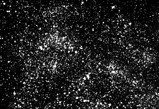 White on black drip texture