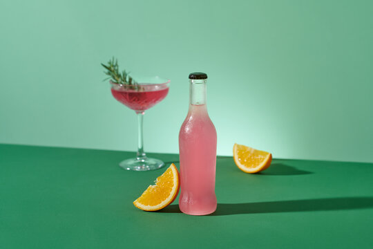 Martinez alcoholic cocktail drink with red vermouth