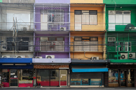 Colorful Row of Shophouses