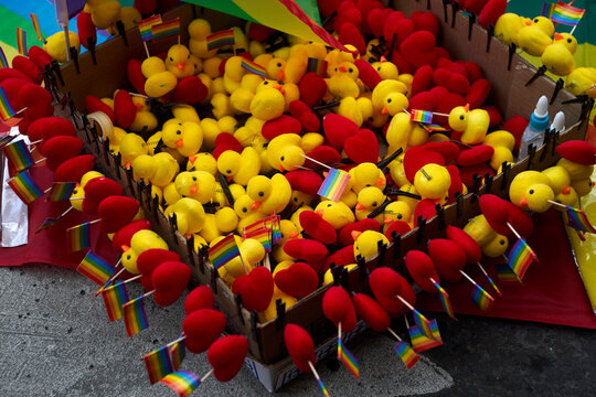 patitos de hule marcha PRIDE Mexico 2025