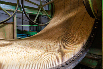 Obraz premium Special equipment in a modern match factory.