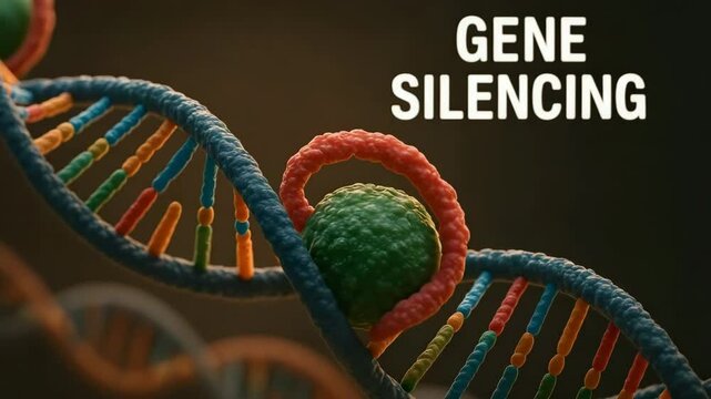 Gene silencing mechanism dna rna biology genetics molecular epigenetic expression regulation genome control 100