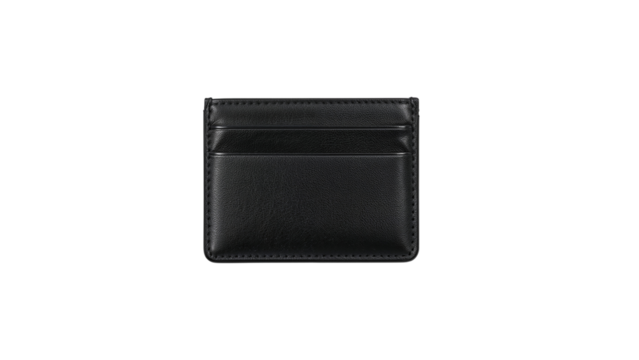 Black Wallet Isolated on Transparent Background PNG - Powered by Adobe