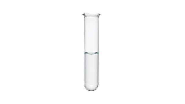 Test Tube with Liquid Isolated on Transparent Background PNG