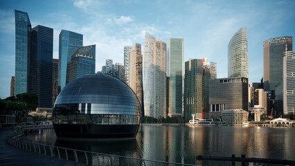 Business skyline Singapore